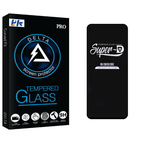 محافظ صفحه نمایش پی کی مدل Delta GlassSuper D مناسب برای گوشی موبایل شیائومی Note 9s