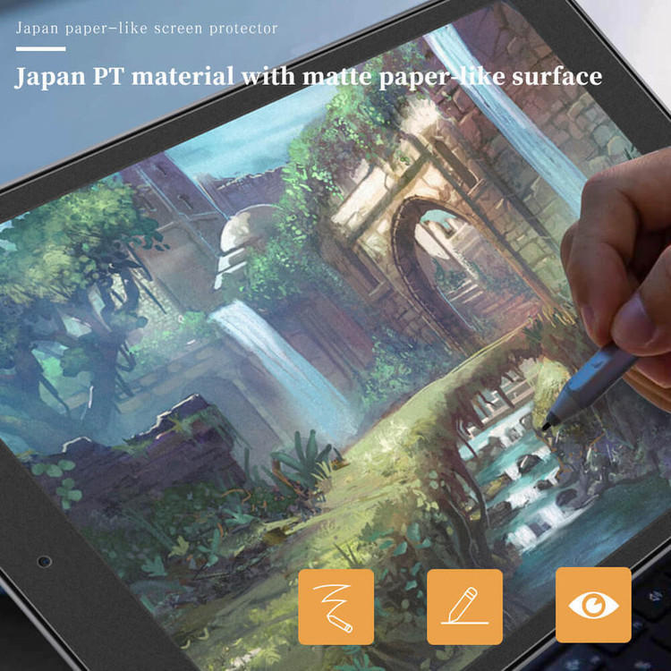 محافظ صفحه نمایش D`hard مدل AG paper-like مناسب برای تبلت اپل Apple iPad 10.2 (2019)/ iPad 10.2 (2020)/ iPad 10.2 (2021)