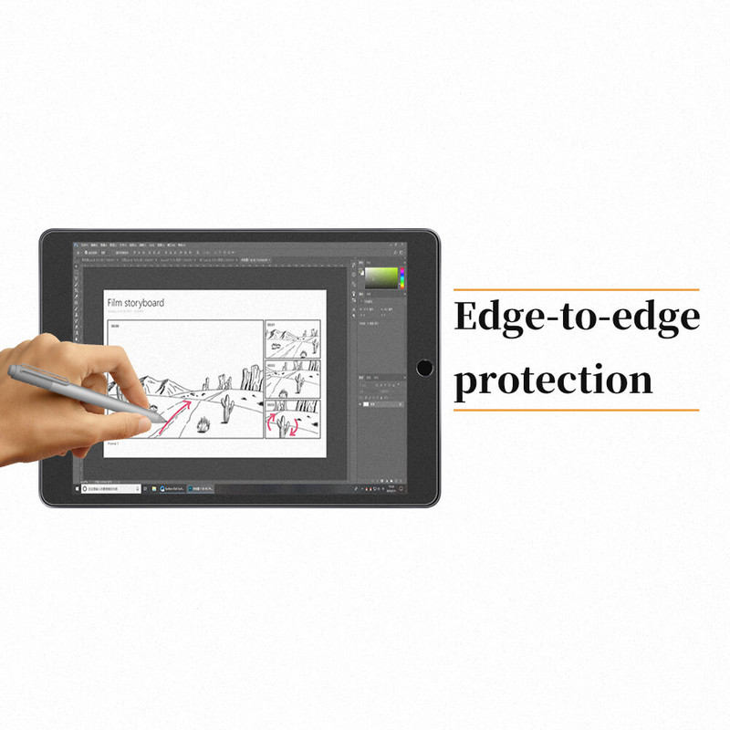 محافظ صفحه نمایش D`hard مدل AG paper-like مناسب برای تبلت اپل Apple iPad 10.2 (2019)/ iPad 10.2 (2020)/ iPad 10.2 (2021)