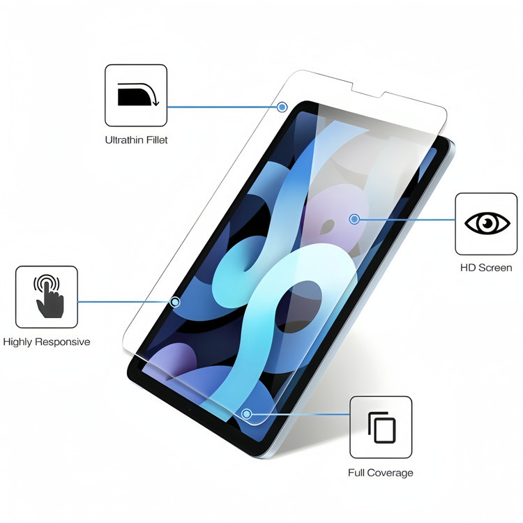محافظ صفحه نمایش ژاند مدل Axe مناسب برای تبلت اپل iPad Air 10.9 2022