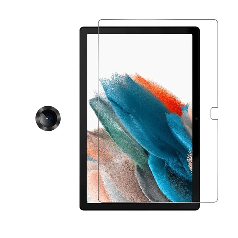 محافظ صفحه نمایش مدل Redmi مناسب برای تبلت سامسونگ Galaxy Tab A8 10.5 2021 X205 به همراه محافظ لنز دوربین