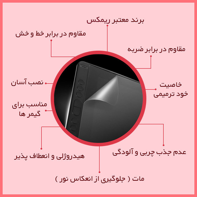 محافظ صفحه نمایش مات ریمکس مدل HyMTT مناسب برای تبلت هوآوی MatePad SE 10.4