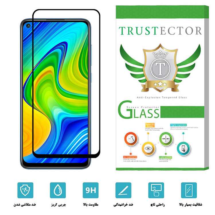 محافظ صفحه نمایش سرامیکی تراستکتور مدل CRM مناسب برای گوشی موبایل شیائومی Redmi Note 9