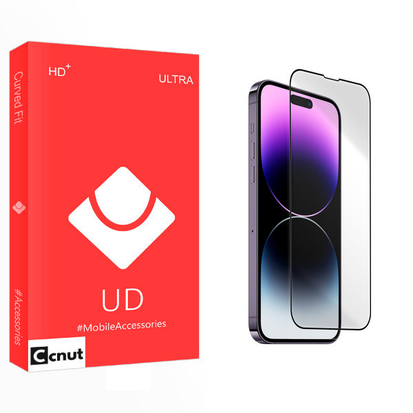 محافظ صفحه نمایش شیشه ای کوکونات مدل UD مناسب برای گوشی موبایل اپل iPhone 14 Pro Max