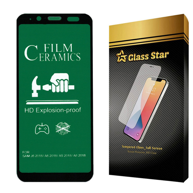 محافظ صفحه نمایش سرامیکی گلس استار مدل CRGA مناسب برای گوشی موبایل سامسونگ Galaxy A8 2018