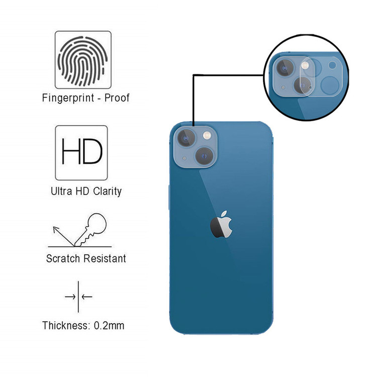 محافظ لنز دوربین گلس استار مدل L3D مناسب برای گوشی موبایل اپل iPhone 13