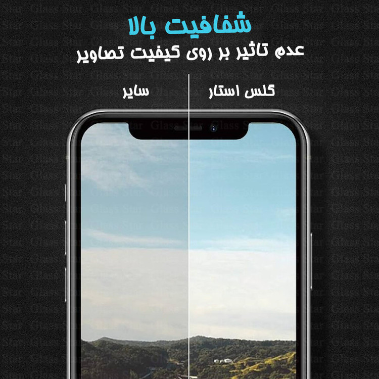 محافظ لنز دوربین گلس استار مدل 3DLNZSLGS مناسب برای گوشی موبایل اپل iPhone 11