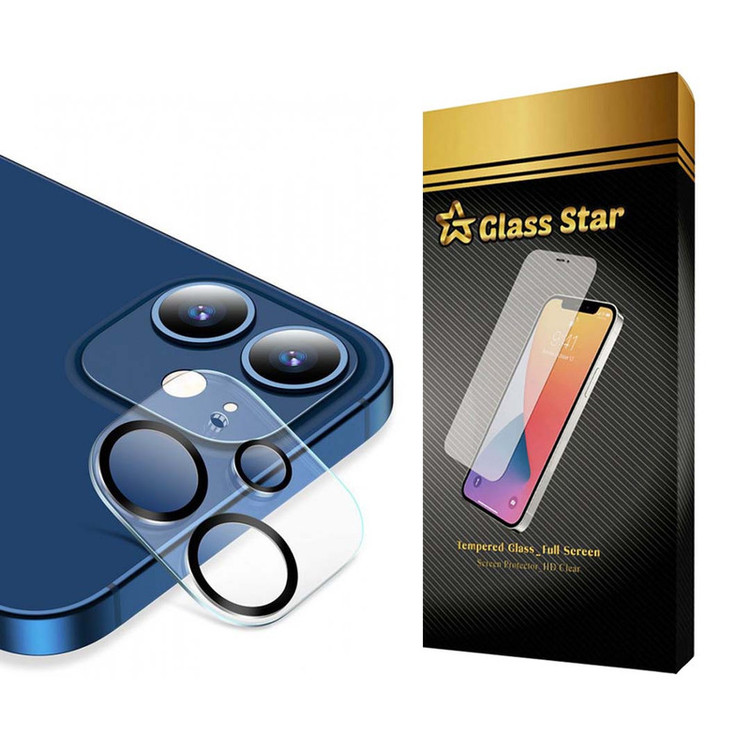 محافظ لنز دوربین گلس استار مدل 3DLNZSLGS مناسب برای گوشی موبایل اپل iPhone 11