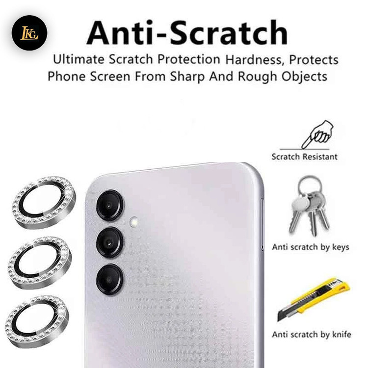 محافظ لنز دوربین D`HARD مدل نگین دار مناسب برای گوشی موبایل شیائومی Redmi Note 13 Pro 5G دارای دو محافظ برای لنز