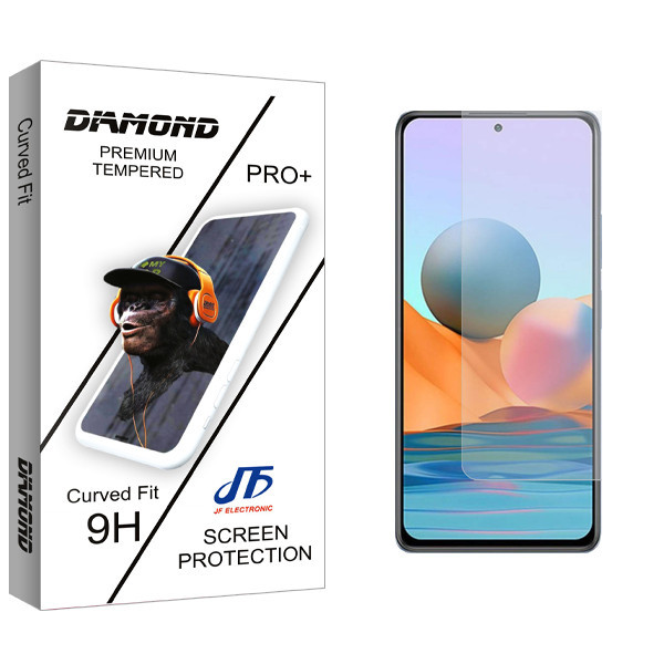 محافظ صفحه نمایش جی اف مدل Diamond Glass مناسب برای گوشی موبایل شیائومی Redmi Note 11 4G