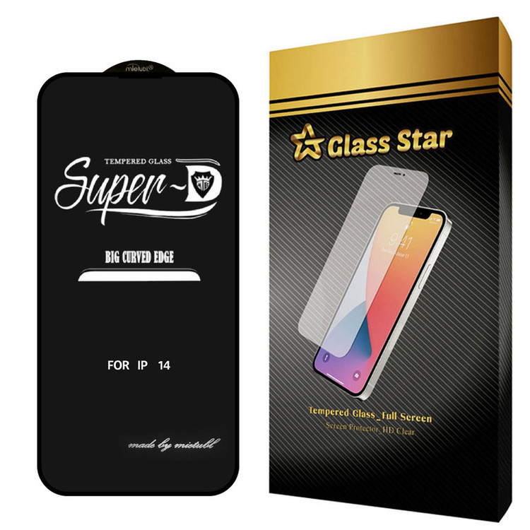 محافظ صفحه نمایش گلس استار مدل SUPERD مناسب برای گوشی موبایل اپل iPhone 14