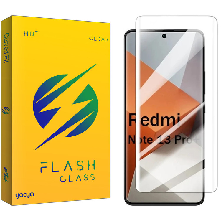 محافظ صفحه نمایش یووی لایت یاکیا مدل Flash UV مناسب برای گوشی موبایل شیائومی Redmi Note 13 Pro Plus