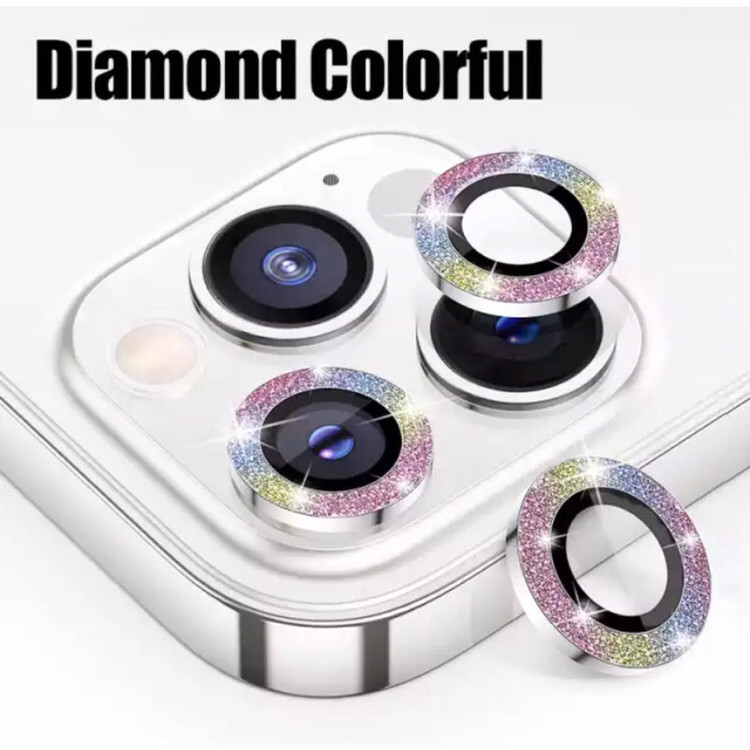 محافظ لنز دوربین جی اف مدل رینگی اکلیلی مناسب برای گوشی موبایل اپل IPHONE 13 PRO/13PROMAX