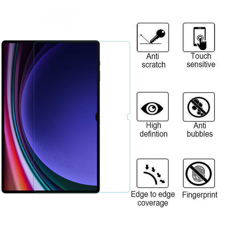 محافظ صفحه نمایش D`HARD مدل 5D مناسب برای تبلت سامسونگ Galaxy S9 Ultra / S8 Ultra / SM-X900 / SM-X906