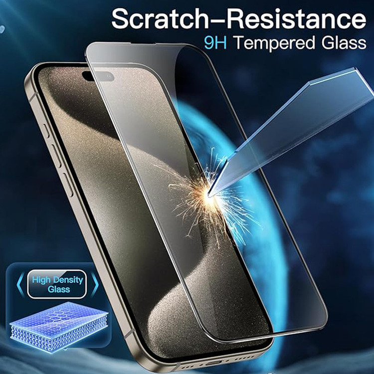 محافظ صفحه نمایش آتوچبو مدل Shiny مناسب برای گوشی موبایل اپل iPhone 15 Pro