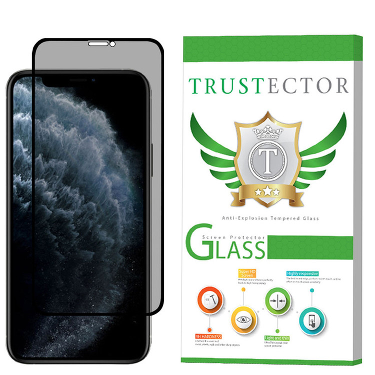 محافظ صفحه نمایش حریم شخصی تراستکتور مدل PSP مناسب برای گوشی موبایل اپل iPhone 11