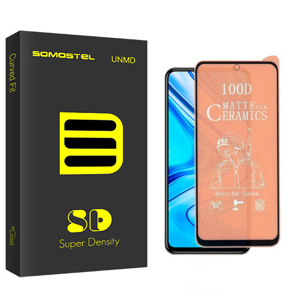 محافظ صفحه نمایش سرامیکی سوماستل مدل Sd Glass مناسب گوشی موبایل شیائومی Redmi Note 9S / Note 9 Pro