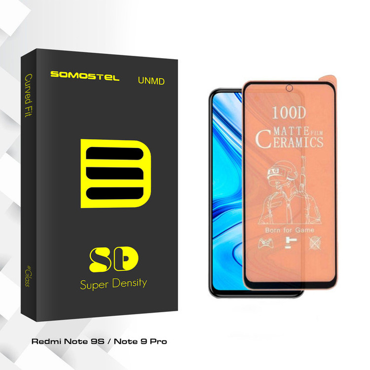 محافظ صفحه نمایش سرامیکی سوماستل مدل Sd Glass مناسب گوشی موبایل شیائومی Redmi Note 9S / Note 9 Pro