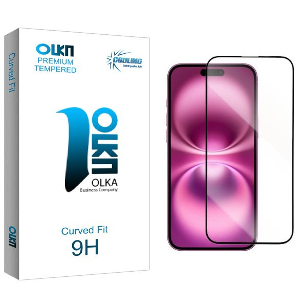 محافظ صفحه نمایش شیشه ای کولینگ مدل Olka مناسب برای گوشی موبایل اپل iPhone 16