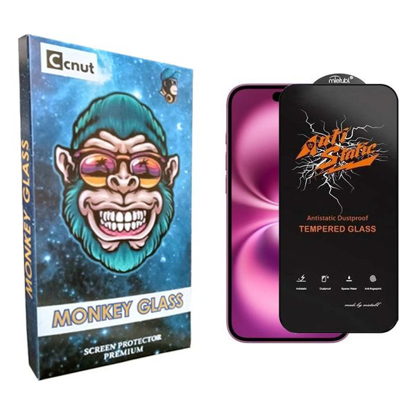 محافظ صفحه نمایش کوکونات مدل mnknewpkg Antistatic مناسب برای گوشی موبایل اپل iPhone 16