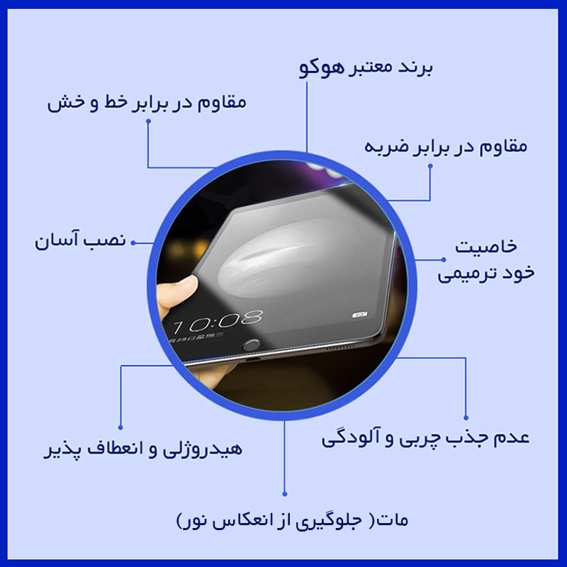 محافظ صفحه نمایش مات هوکو مدل HyMTT مناسب برای تبلت مایکروسافت Surface Go 2
