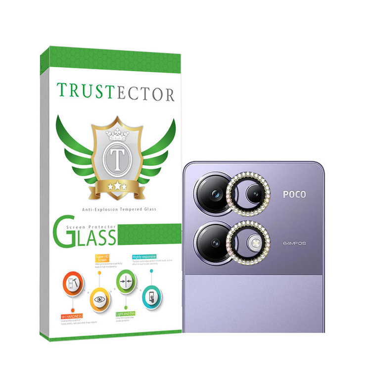 محافظ لنز دوربین تراستکتور مدل RNGLNTR مناسب برای گوشی موبایل شیائومی Poco M6 Pro