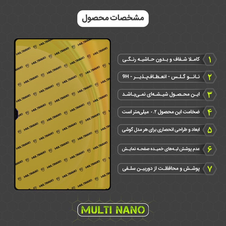 محافظ صفحه نمایش مولتی نانو مدل X-S2N مناسب برای تبلت سامسونگ Galaxy Tab S9 Ultra بسته دو عددی