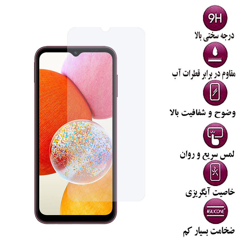 محافظ صفحه نمایش گلس استار مدل SIMPLS مناسب برای گوشی موبایل سامسونگ Galaxy A14 4G / A14 5G