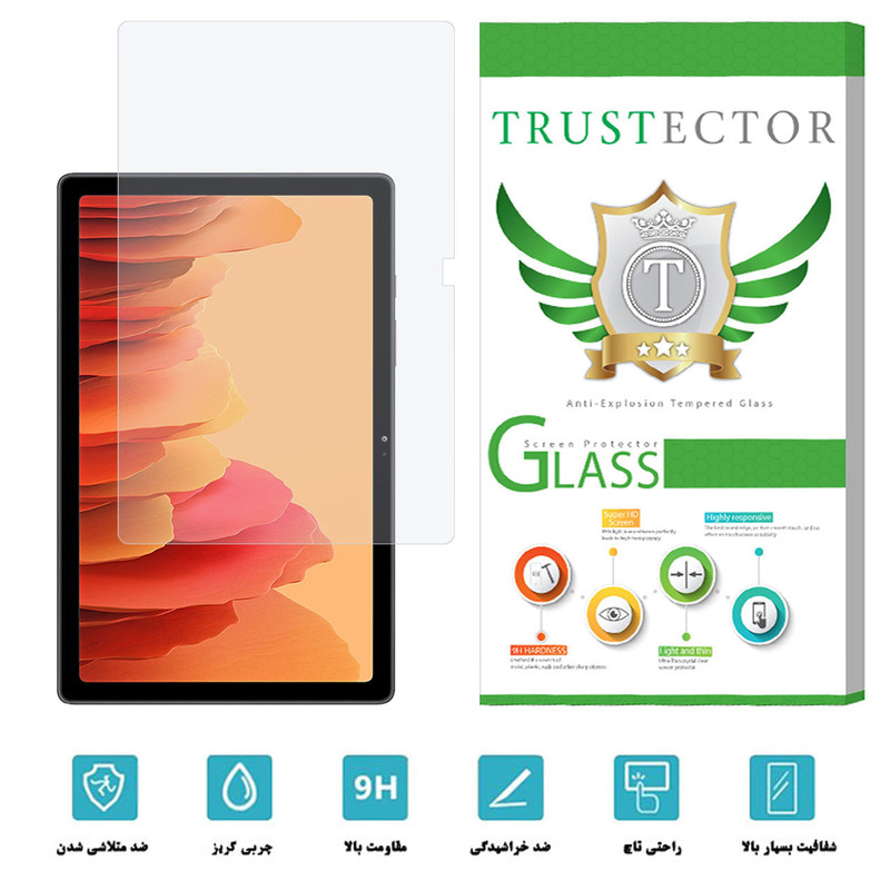 محافظ صفحه نمایش تراستکتور مدل TS2TA-Glass مناسب برای تبلت سامسونگ Galaxy Tab A7 10.4 2020 / T500 / T505