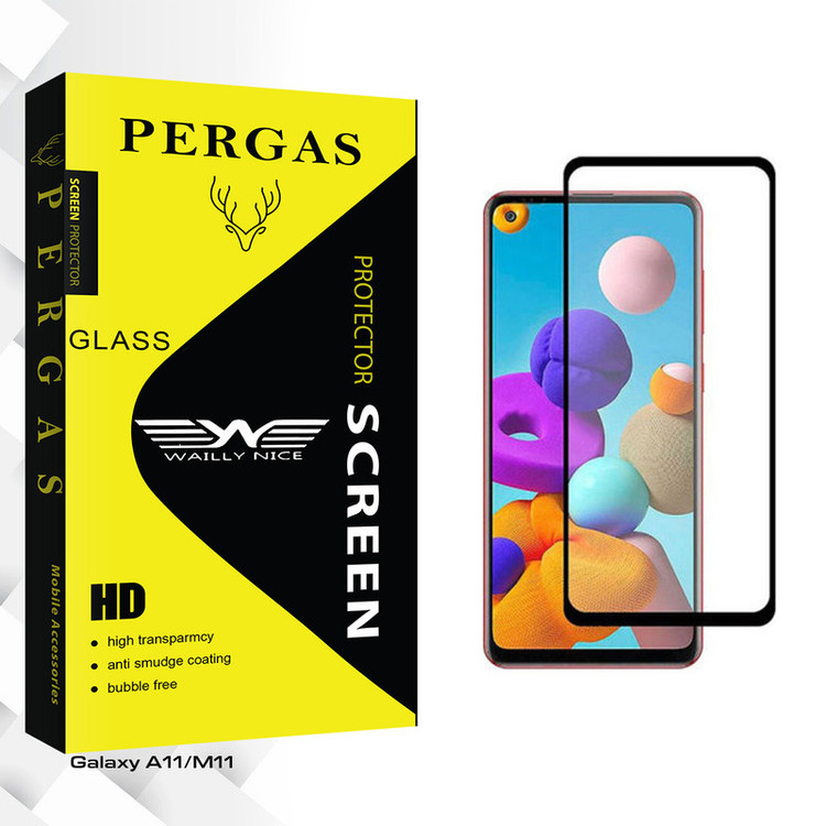 محافظ صفحه نمایش سرامیکی وایلی نایس مدل Pergas Glass مناسب برای گوشی موبایل سامسونگ Galaxy A11/M11
