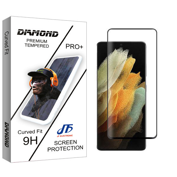 محافظ صفحه نمایش جی اف مدل Diamond S22 مناسب برای گوشی موبایل سامسونگ Galaxy S21 Ultra