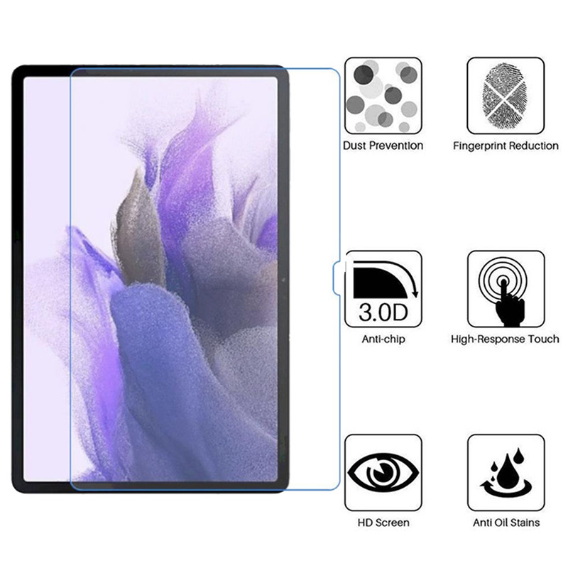 محافظ صفحه نمایش بوف مدل 5D-Plus مناسب برای تبلت سامسونگ Galaxy Tab S7 FE /S7 Plus/ T975 / T976B / T970/ T735