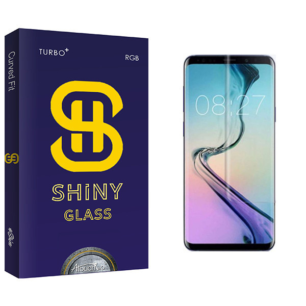 محافظ صفحه نمایش شیشه ای آتوچبو مدل Shiny Glass UV مناسب برای گوشی موبایل سامسونگ Galaxy S22 ULTRA
