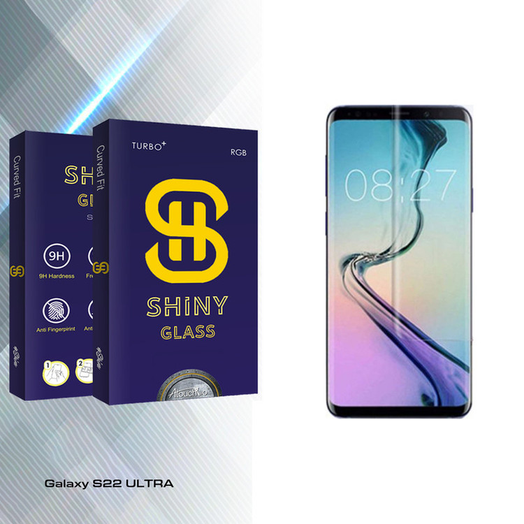 محافظ صفحه نمایش شیشه ای آتوچبو مدل Shiny Glass UV مناسب برای گوشی موبایل سامسونگ Galaxy S22 ULTRA