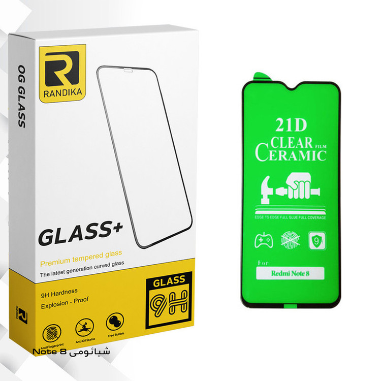 محافظ صفحه نمایش سرامیکی راندیکا مدل GLD مناسب برای گوشی موبایل شیائومی Note 8