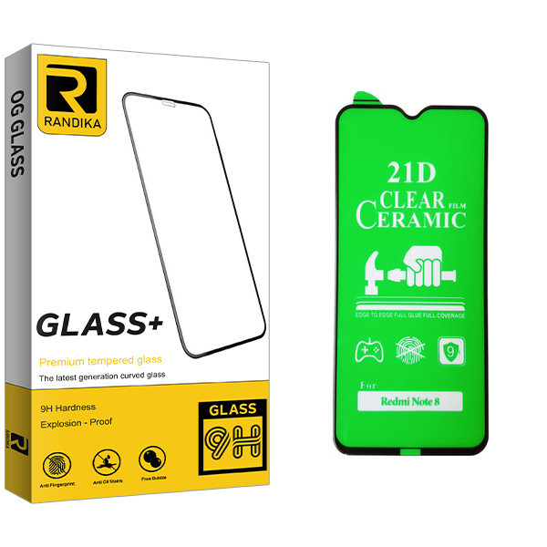 محافظ صفحه نمایش سرامیکی راندیکا مدل GLD مناسب برای گوشی موبایل شیائومی Note 8