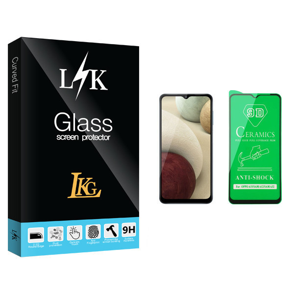 محافظ صفحه نمایش سرامیکی ال کا جی مدل LK Glass مناسب برای گوشی موبایل سامسونگ Galaxy A12
