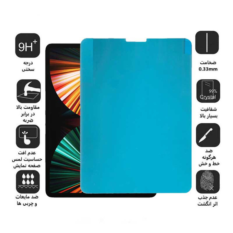 محافظ صفحه نمایش مات D'HARD مدل Xundd Paper-Like مناسب برای تبلت اپل iPad Pro 11 (2018, 2020, 2021, 2022)/ Air 10.9 (2022)/ Air 4/ Air 5