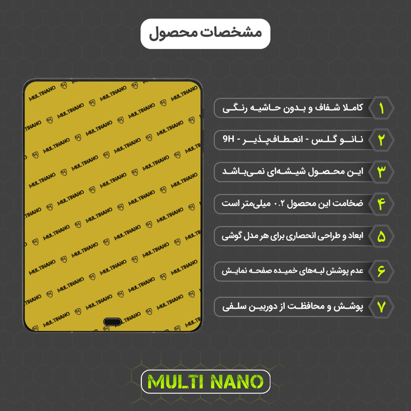 محافظ صفحه نمایش مولتی نانو مدل X-S2N مناسب برای تبلت سامسونگ Galaxy Tab S3 9.7 / T820 / T825 بسته دو عددی