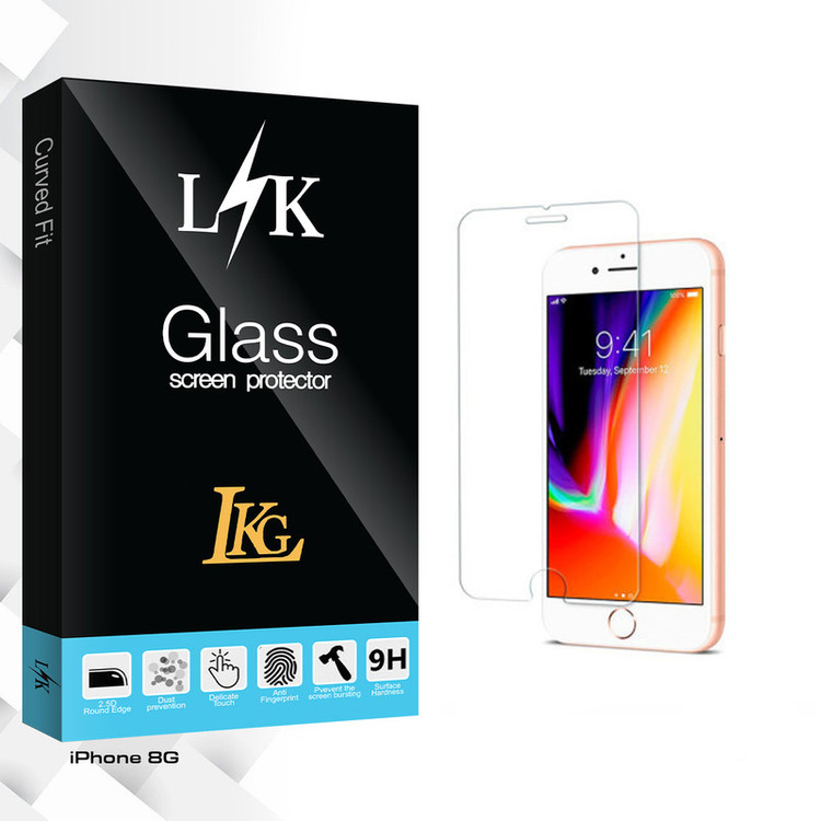 محافظ صفحه نمایش ال کا جی مدل LK Glass مناسب برای گوشی موبایل اپل iPhone 8G