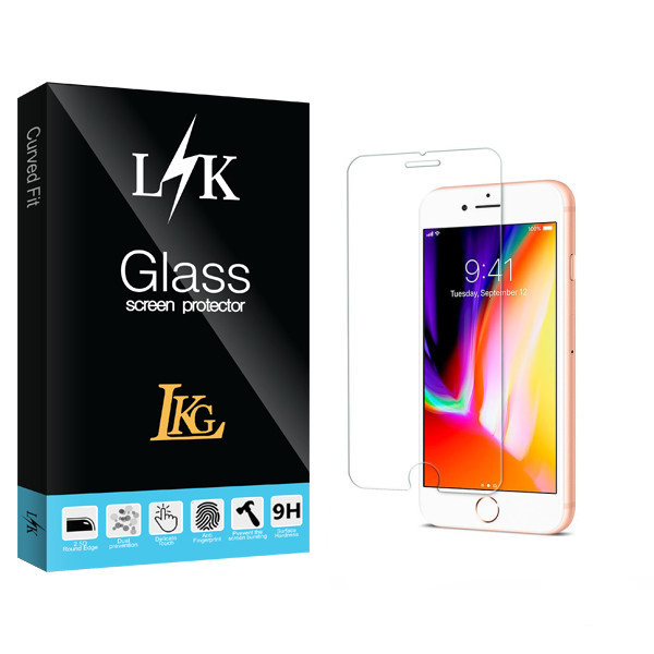 محافظ صفحه نمایش ال کا جی مدل LK Glass مناسب برای گوشی موبایل اپل iPhone 8G
