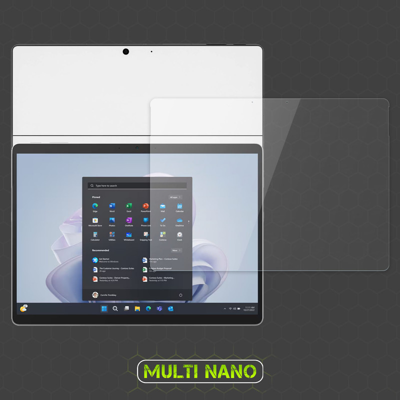 محافظ صفحه نمایش مولتی نانو مدل X-S2N مناسب برای تبلت مایکروسافت Surface Pro 9 بسته دو عددی