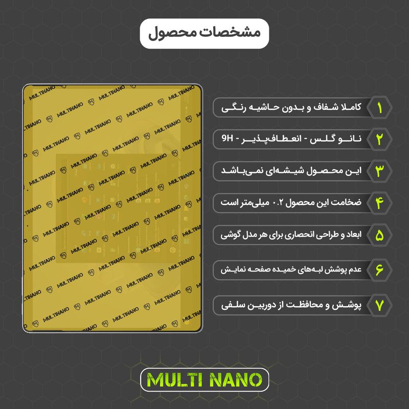 محافظ صفحه نمایش مولتی نانو مدل X-S2N مناسب برای تبلت مایکروسافت Surface Pro 9 بسته دو عددی