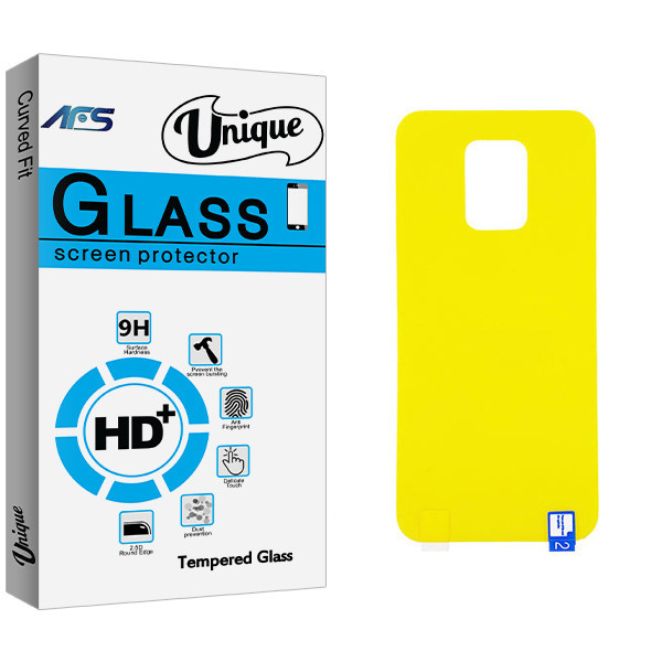 محافظ پشت گوشی ای اف اس مدل Unique Glass مناسب برای گوشی موبایل شیائومی Redmi Note 9s