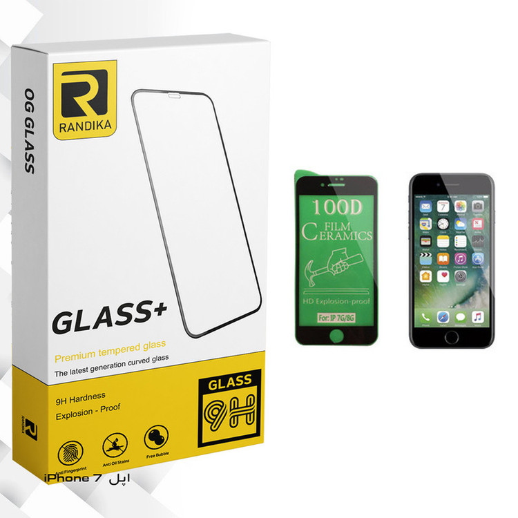 محافظ صفحه نمایش سرامیکی راندیکا مدل GLD مناسب برای گوشی موبایل اپل iPhone 7