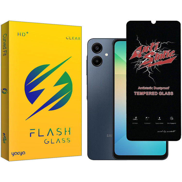 محافظ صفحه نمایش یاکیا مدل Flash Antistatic مناسب برای گوشی موبایل سامسونگ Galaxy A06 4G