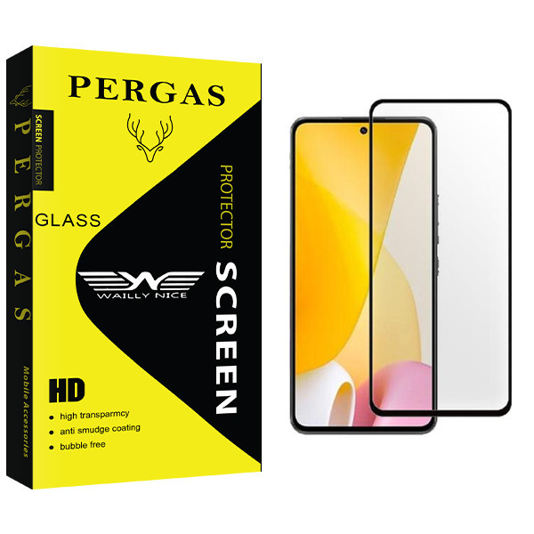 محافظ صفحه نمایش شیشه ای وایلی نایس مدل Pergas مناسب برای گوشی موبایل شیائومی 12 Lite
