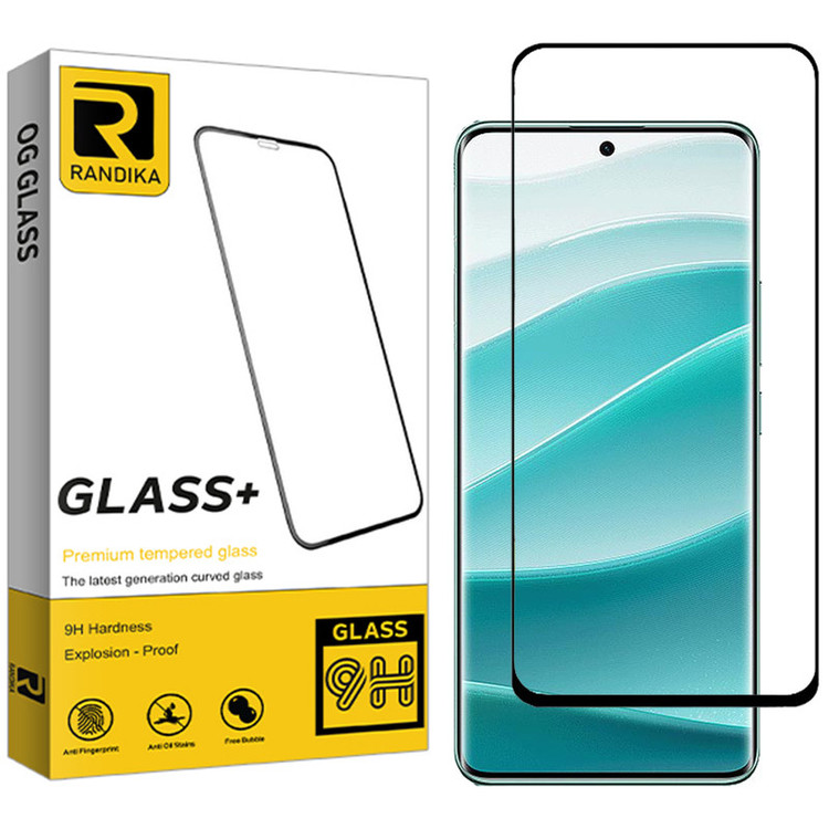 محافظ صفحه نمایش شیشه ای راندیکا مدل Premium Full مناسب برای گوشی موبایل شیائومی Redmi Note 14 Pro 5G / Redmi Note 14 Pro Plus 5G / Redmi Note 13 Pro Plus 5G