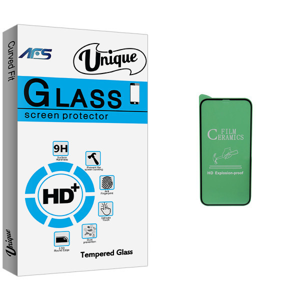 محافظ صفحه نمایش سرامیکی ای اف اس مدل Unique Glass مناسب برای گوشی موبایل اپل iPhone 11 Pro Max