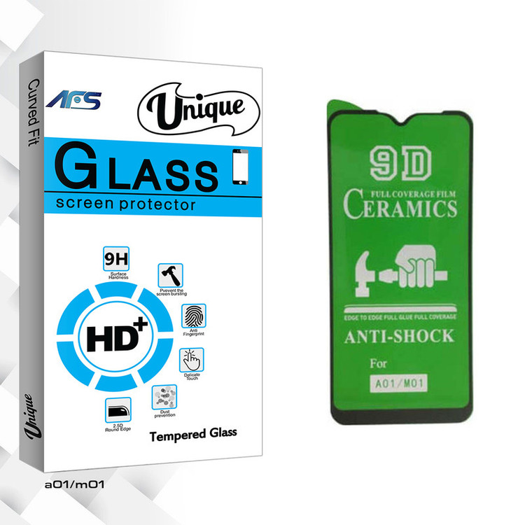 محافظ صفحه نمایش سرامیکی ای اف اس مدل Unique Glass مناسب برای گوشی موبایل سامسونگ Galaxy A01/M01